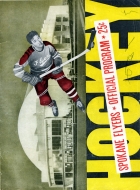Spokane Flyers 1954-55 program cover