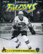 Springfield Falcons 1998-99 program cover
