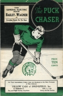 Springfield Indians 1936-37 program cover