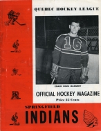 Springfield Indians 1952-53 program cover