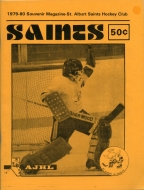 St. Albert Saints 1979-80 program cover