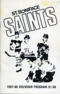 St. Boniface Saints 1987-88 program cover