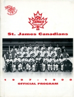 St. James Canadians 1997-98 program cover