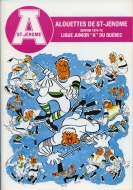 St. Jerome Alouettes 1974-75 program cover