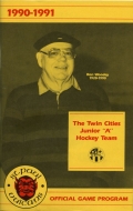 Twin City Vulcans 1990-91 program cover