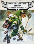 SUNY-Oswego 1977-78 program cover