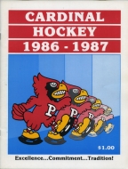 SUNY-Plattsburgh 1986-87 program cover