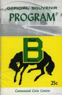 Swift Current Broncos 1971-72 program cover