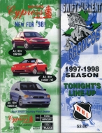 Swift Current Broncos 1997-98 program cover