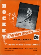Tacoma Rockets 1950-51 program cover