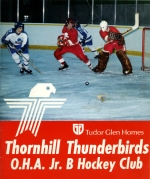 Thornhill Thunderbirds 1978-79 program cover