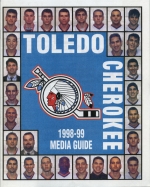 Toledo Cherokee 1998-99 program cover