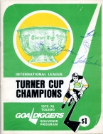 Toledo Goaldiggers 1975-76 program cover