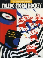 Toledo Storm 1991-92 program cover