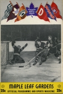Toronto Marlboros 1953-54 program cover