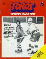 Toronto Toros 1973-74 program cover
