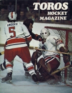 Toronto Toros 1975-76 program cover