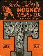 Tulsa Oilers 1941-42 program cover