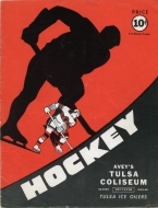 Tulsa Oilers 1945-46 program cover