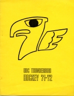 U. of British Columbia 1971-72 program cover