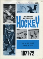 U. of Denver 1971-72 program cover