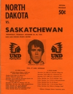 U. of North Dakota 1976-77 program cover