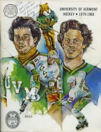 U. of Vermont 1979-80 program cover