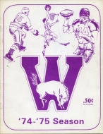 U. of Western Ontario 1974-75 program cover