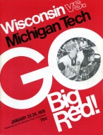 U. of Wisconsin 1975-76 program cover