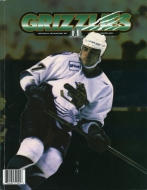 Utah Grizzlies 1997-98 program cover