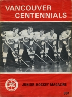 Vancouver Centennials 1970-71 program cover
