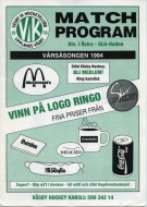 Vasby IK 1993-94 program cover