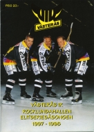 Vasteras IK 1997-98 program cover