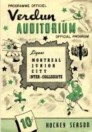 Verdun Maple Leafs 1949-50 program cover
