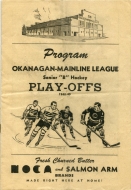 Vernon Canadians 1948-49 program cover