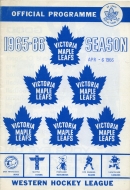 Victoria Maple Leafs 1965-66 program cover