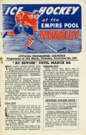 Wembley Lions 1951-52 program cover