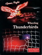 Wheeling Thunderbirds 1994-95 program cover