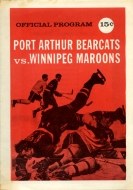 Winnipeg Maroons 1960-61 program cover