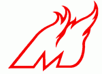 Moncton Golden Flames 1983-84 hockey logo
