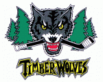Crowsnest Pass Timberwolves 2001-02 hockey logo