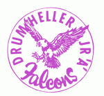Drumheller Falcons 1975-76 hockey logo
