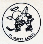 St. Albert Saints 1988-89 hockey logo
