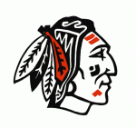 Dallas Black Hawks 1971-72 hockey logo