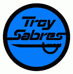 Troy Sabres 1984-85 hockey logo