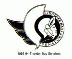 Thunder Bay Senators 1993-94 hockey logo