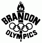 Brandon Olympics 1976-77 hockey logo