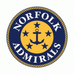 Norfolk Admirals 2017-18 hockey logo