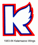 Kalamazoo Wings 1983-84 hockey logo