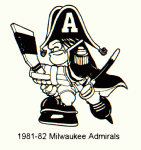 Milwaukee Admirals 1981-82 hockey logo